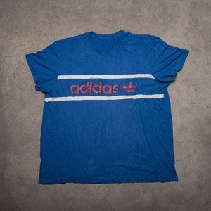 ADIDAS T SHIRT MENS BLUE XL
